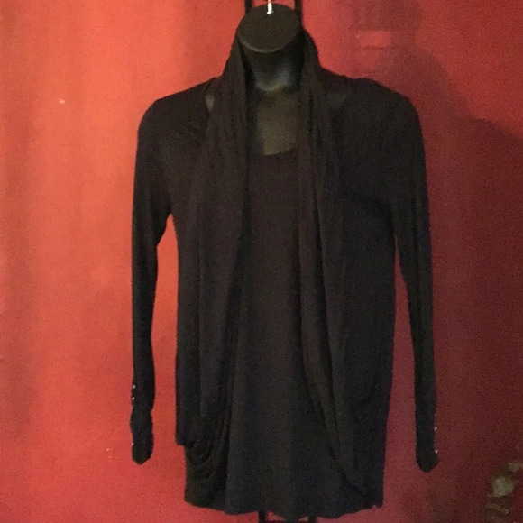 NWT LIBBY EDELMAN BLACK TOP SIZE M - Picture 1 of 4